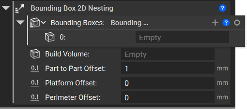 The Bounding Box 2D Nesting.
