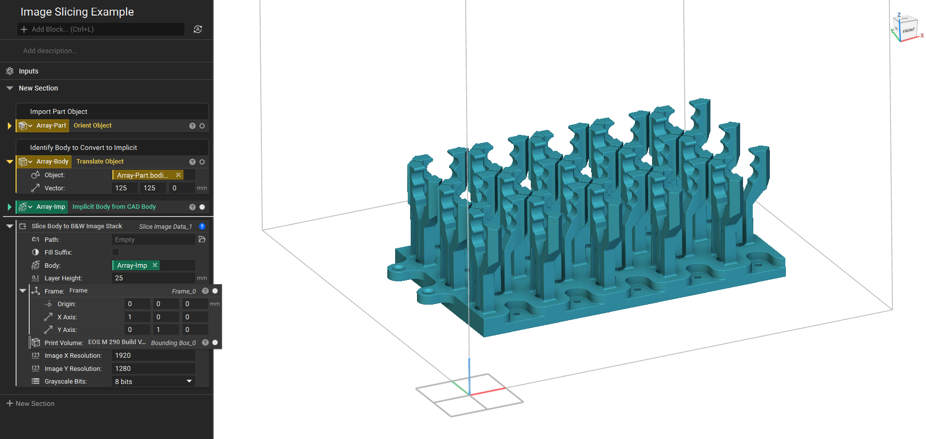 The visualized implicit body to be sliced using the Slice Body to B&W Stack.
