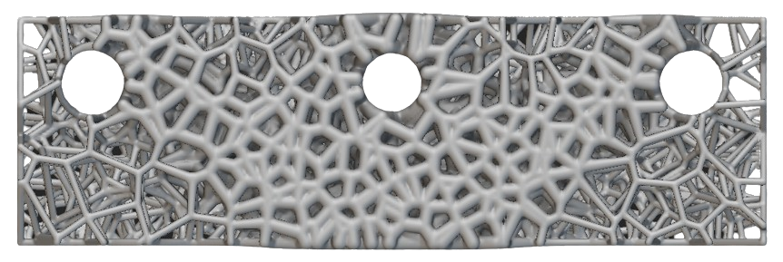 A Parametric Voronoi Component that has been Field Optimized in nTop 5.11.