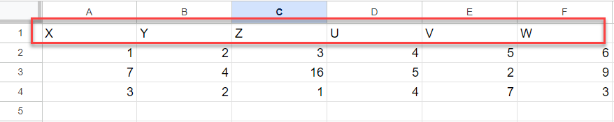 A correctly formatted CSV file that will import into nTop.