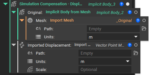 Laser Scan Data or Distortion Data imported as CSV file custom block.