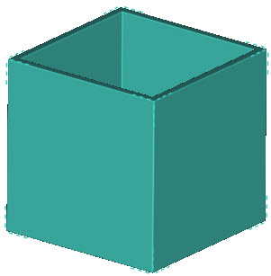 Square Honeycomb Rotated unit cell