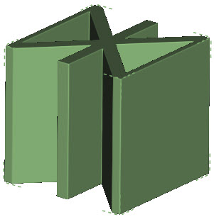 Triangular Honeycomb Rotated unit cell