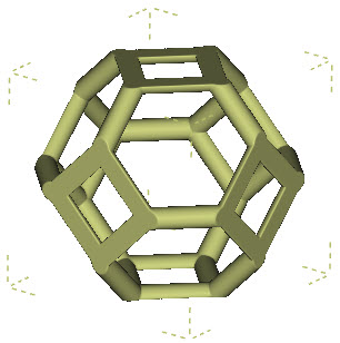 Kelvin cell unit cell