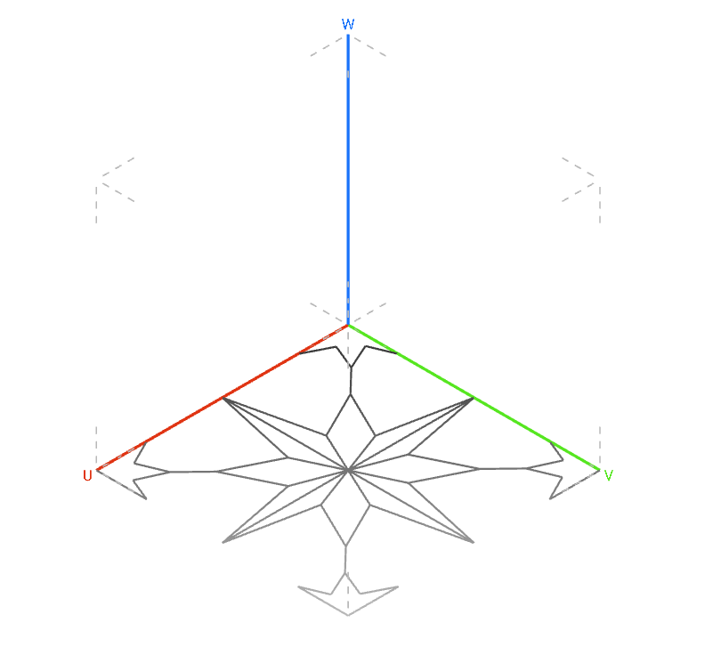 A custom unit cell created from an imported CAD sketch.