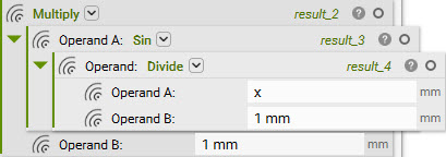 Creating the Sin field and applying units to the field