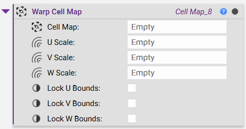 The Warp Cell Map block.