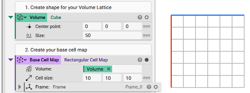 Creating a Rectangular Cell Map from a cube.