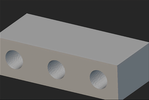 A gif showing how a Remap Constraint block is used to combine multiple geometric constraints when used in Topology Optimization.