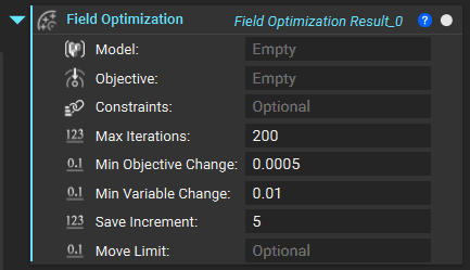 Field Optimization block