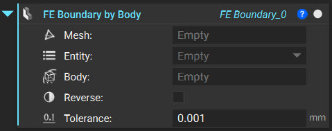 The FE Boundary by Body block