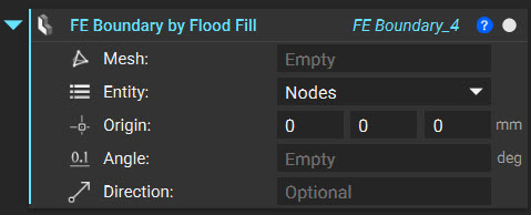 The FE Boundary by Flood fill block