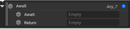 The Await block.