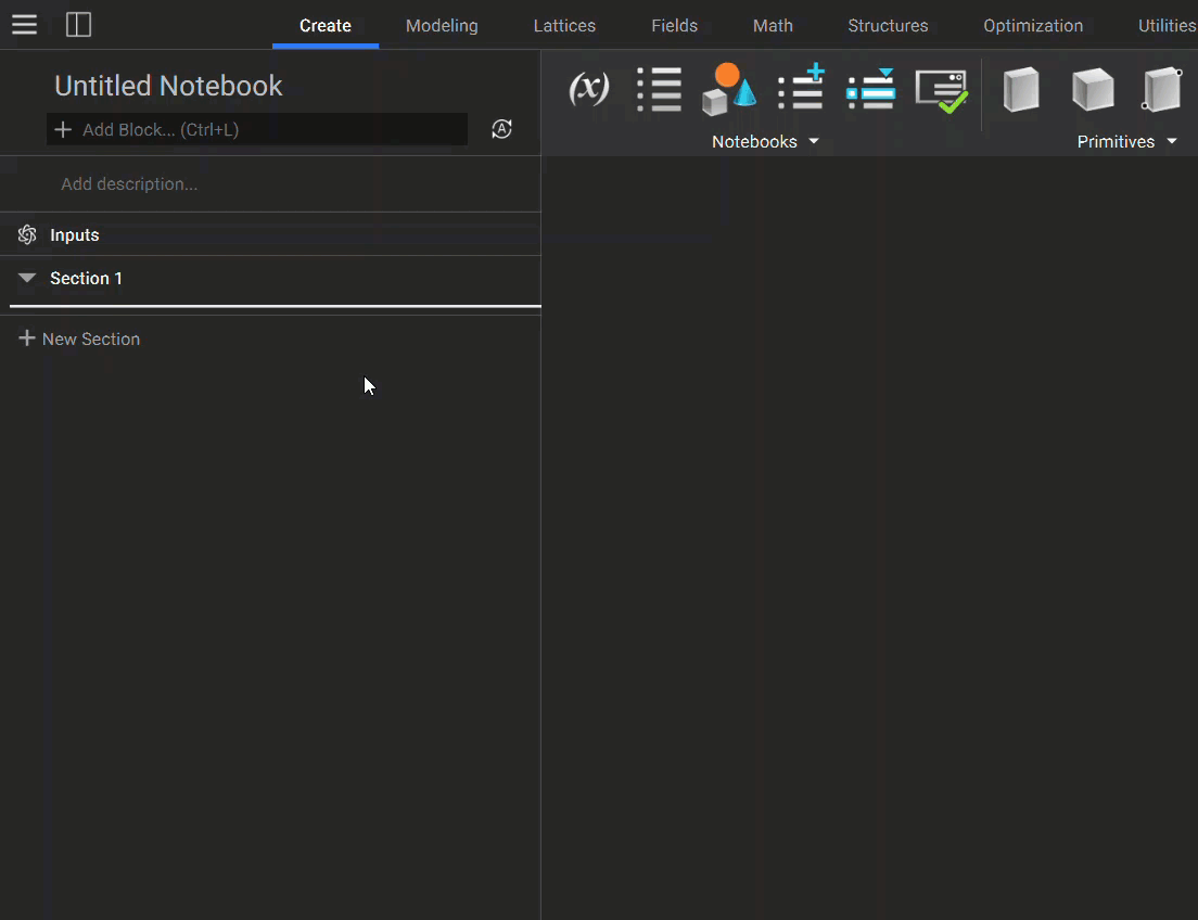 The gif shows how to open the settings in nTop to enable beta blocks.