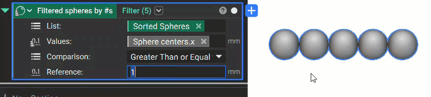 An example of how the Filter overload works with two compared lists.