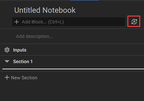 The nTop notebook with the Toggle Autorun button highlighted.