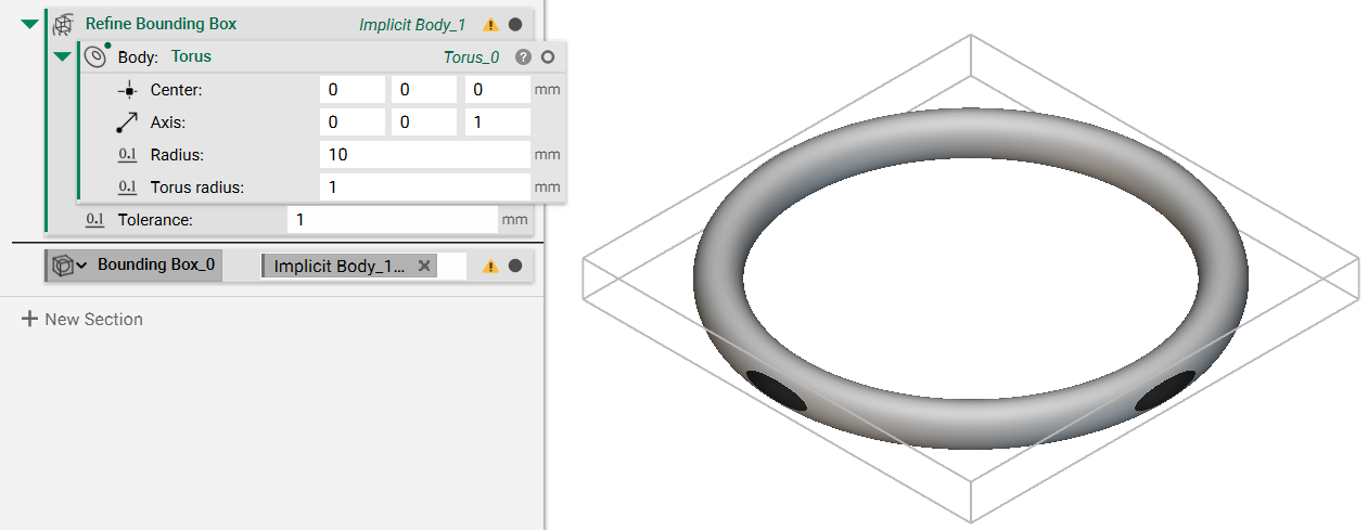 An issue with version 1.1.0 of the Refine Bounding Box block that caused it to cut off parts of the implicit body.