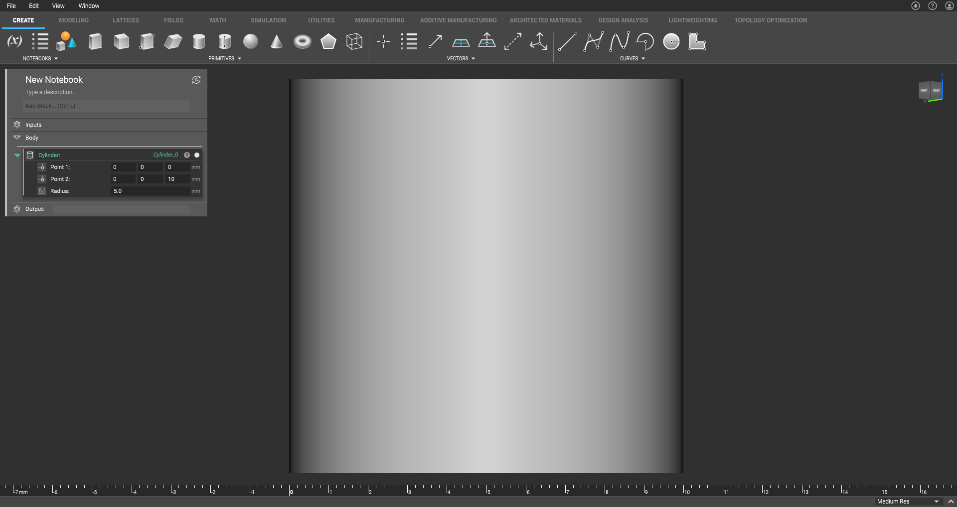 There is now a ruler at the bottom of the ntop viewport.