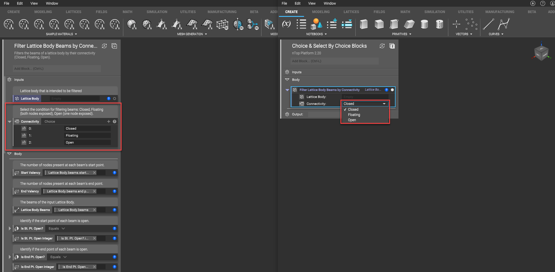 The image shows how user created custom blocks can now be implemented in custom blocks.