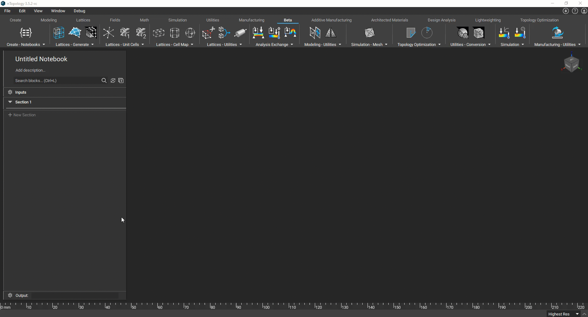 There is now a notebook button for adding a new section.