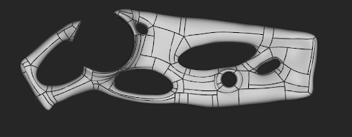 A CAD Body generated from the CAD Body from Mesh block.