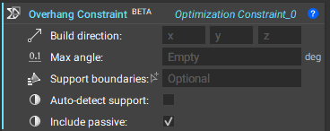 The Overhang Constraint block