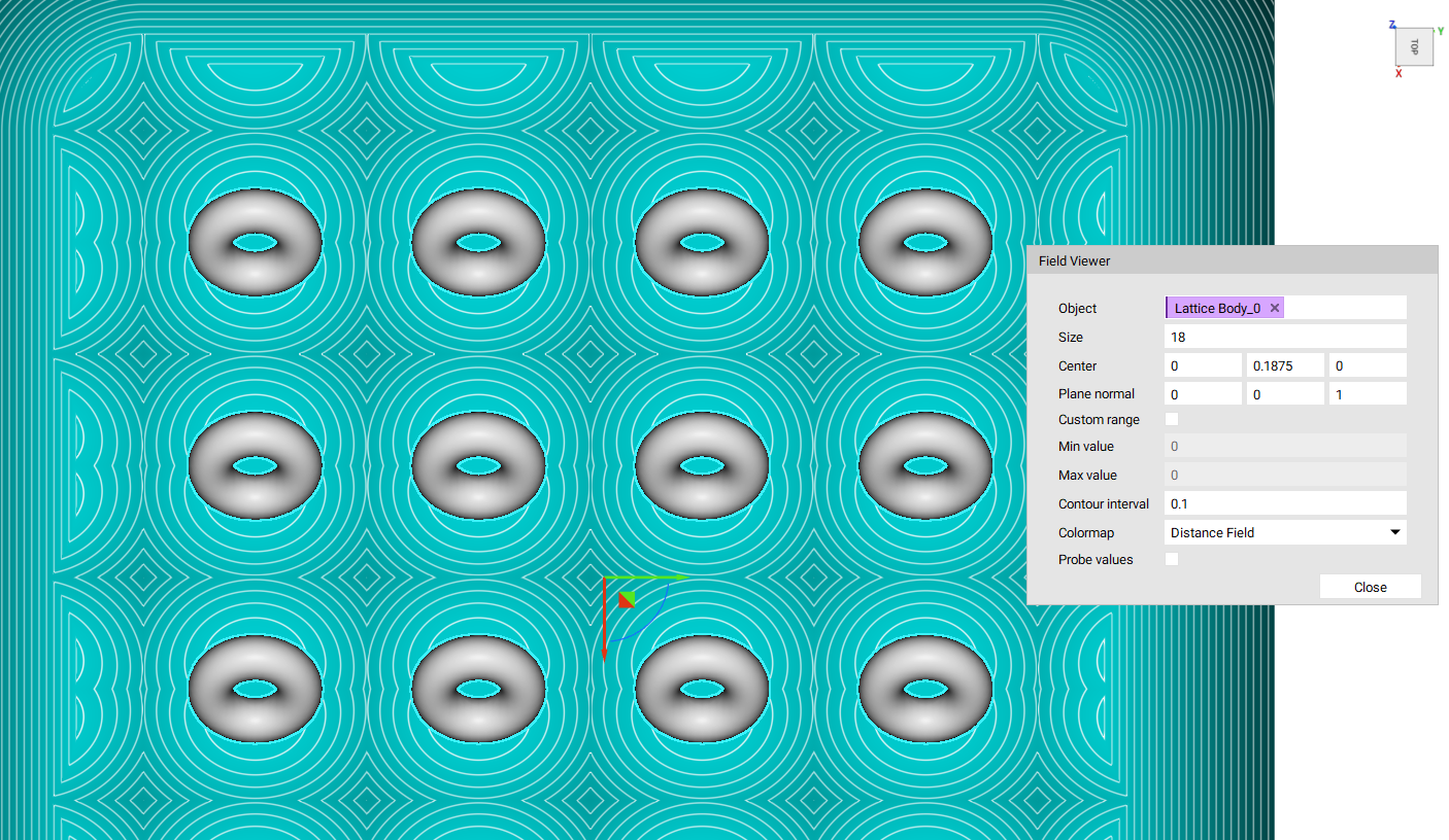 In nTop 3.16, the issue in the Custom Implicit Unit Cell block that caused the unit cells to have discontinuous fields has been fixed.