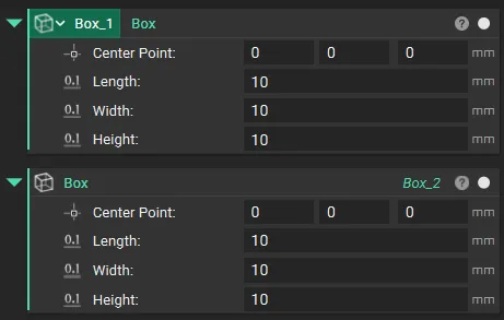 Before nTop 5.36, block object names appeared in the block header.