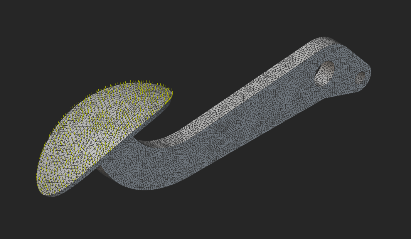 Before nTop 3.33, the glyph size of a boundary condition on a model was very small and hard to see.