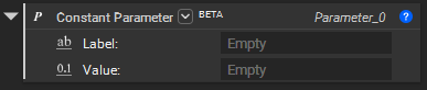 The Constant Parameter block