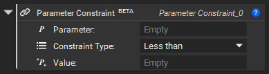 The Parameter Constraint block
